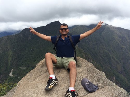Summit of Wayna Pichu, Peru